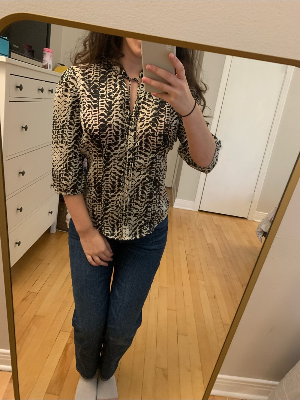 Mexx Vintage Tie-Neck Blouse